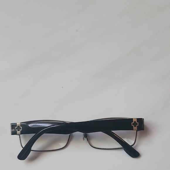 Black and Gray SPY Eyeglasses - Picture 4 of 5